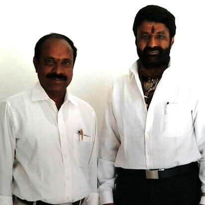 Sairam with a public figure