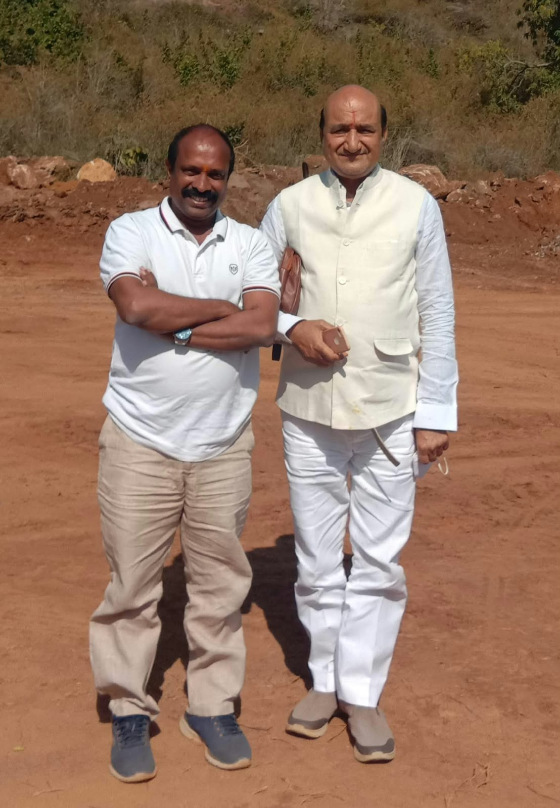 Sairam at an industrial site
